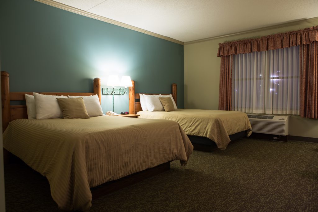 Interior view of hotel room