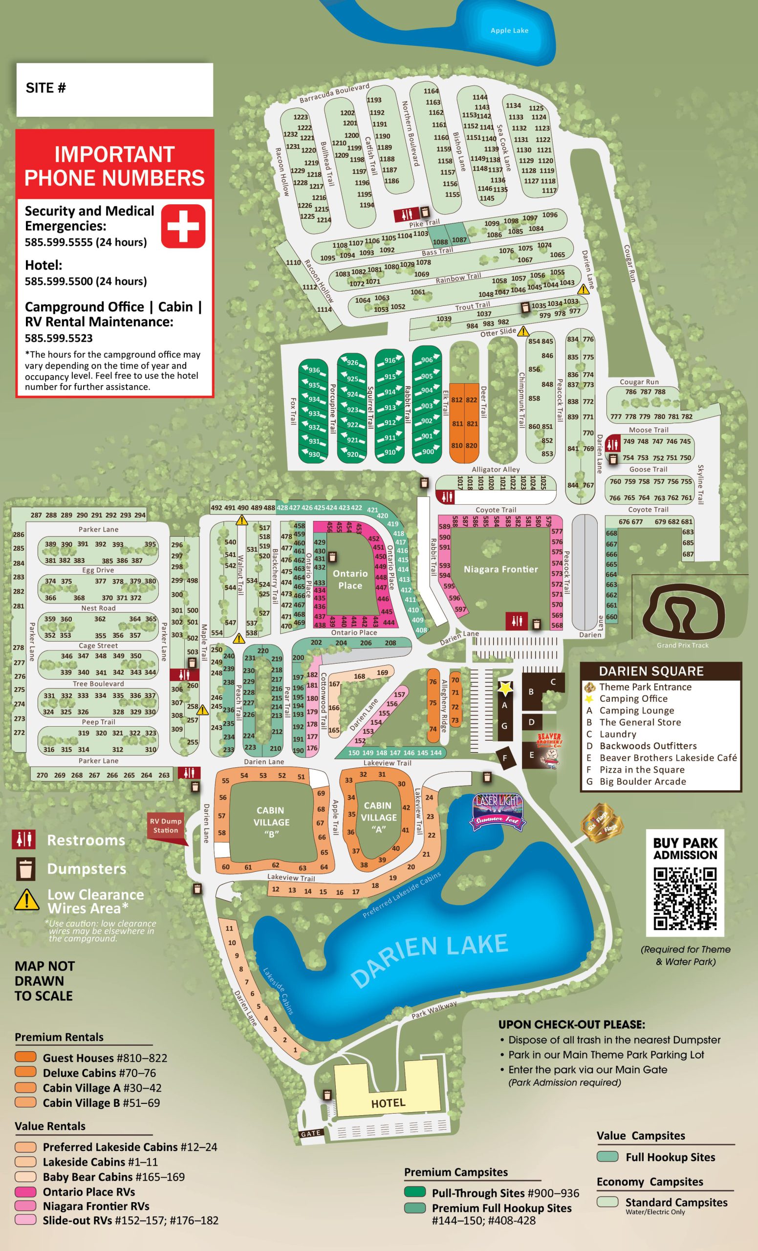 Darien lake camping deals
